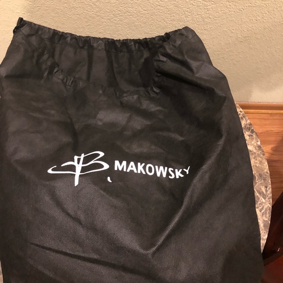 B. Makowsky Purple Bag - Picture 2 of 3